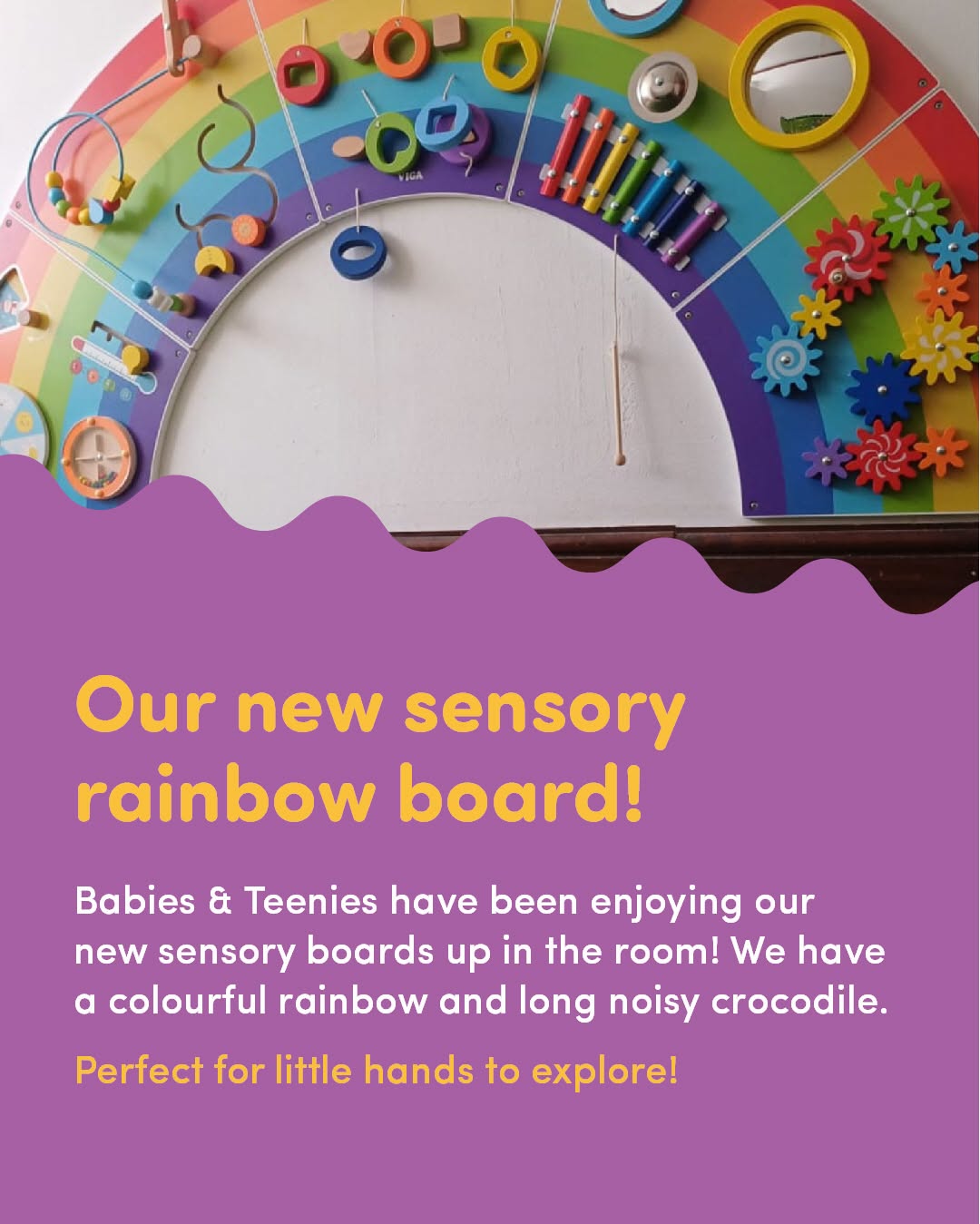 Our new Sensory boards!
